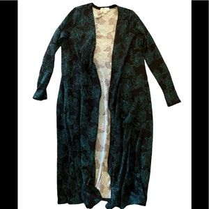 LuLaRoe cardigan sweater.